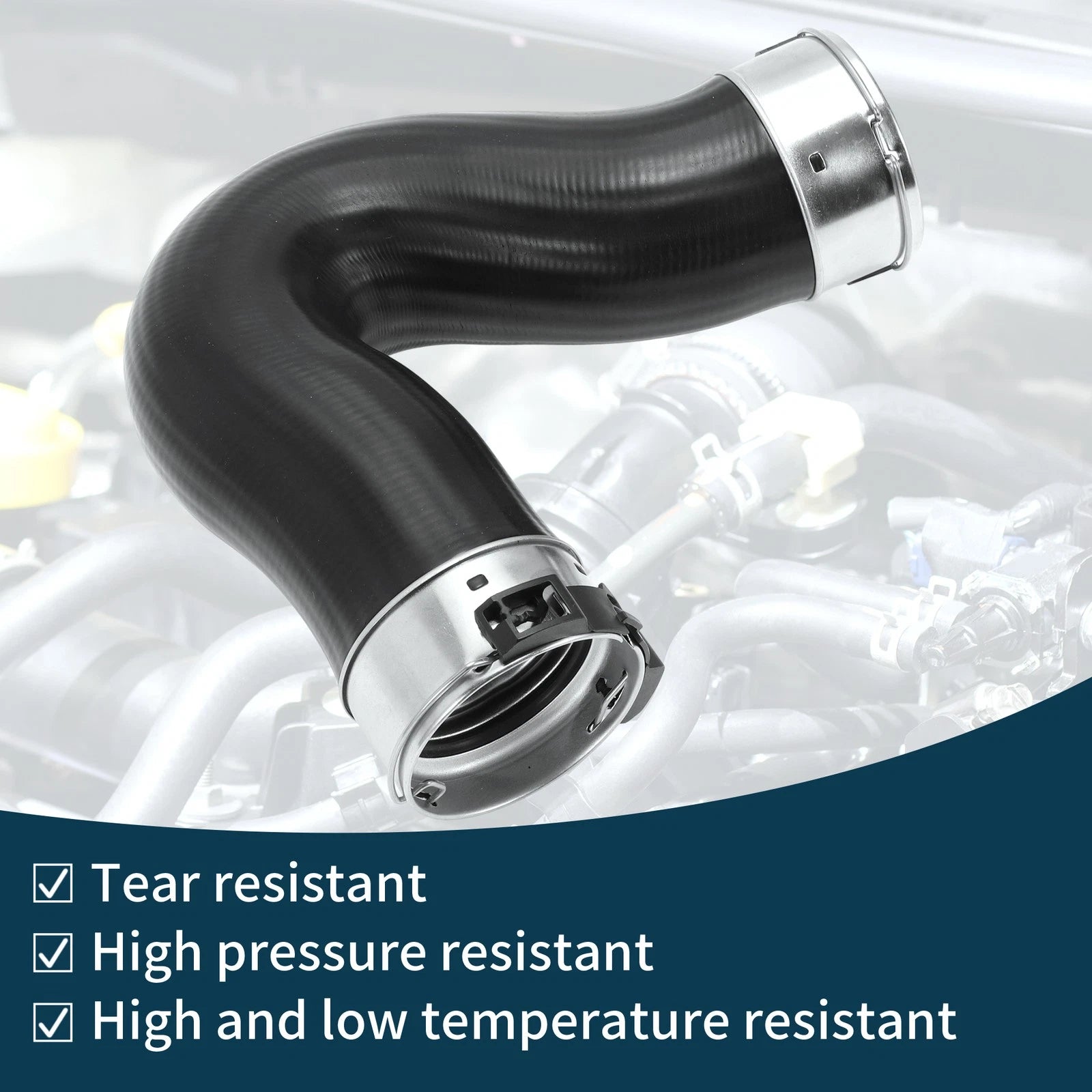 Radiator Hose for Mercedes-Benz Sprinter 210 CDI (2009–2013) No. 9065284182 Rubber