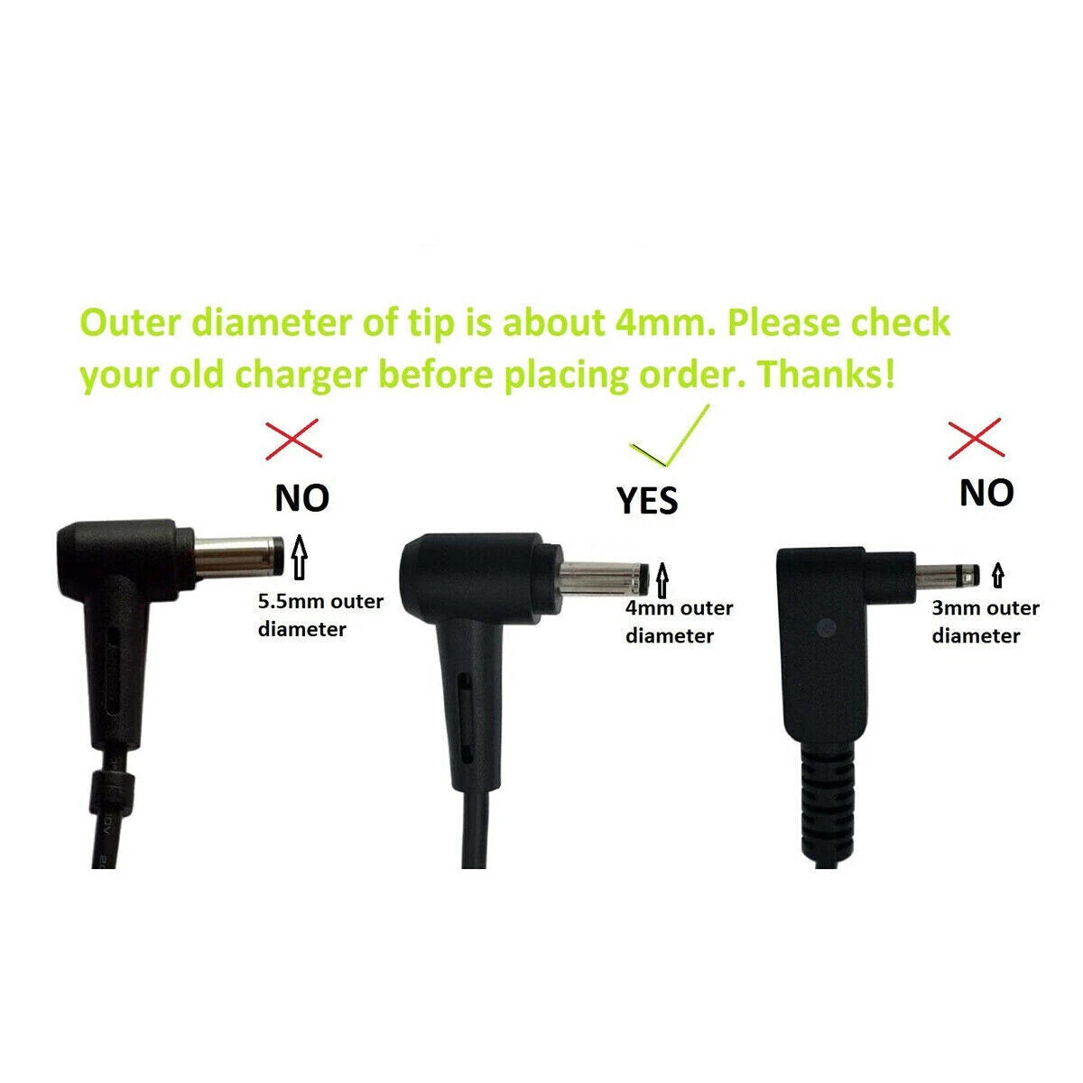 65W AC Adapter Charger for Asus ZenBook 14 Q407IQ Q407I Q407 Q4071