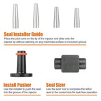 6pcs Fuel Injector Seal Install Sizer Tool for GM Subaru (EN-49245, EN-51105)