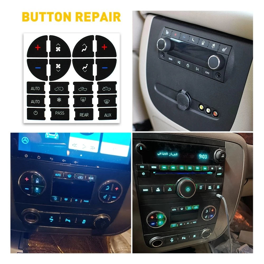 Radio Control Knob Button Repair Kit for Car (EJ)
