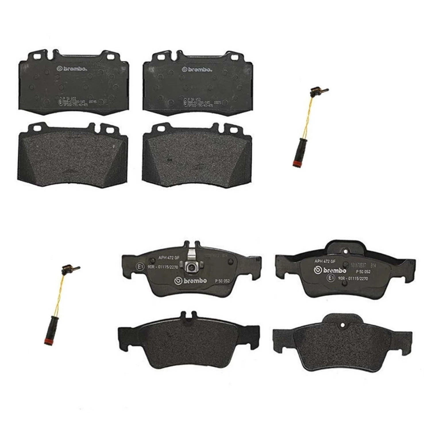 Brembo Brake Pads & Sensors Kit for MB W211 E500 E550 (2003–2009)