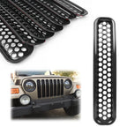 Grille Cover Insert Mesh for Jeep Wrangler TJ (1997-2006) Black