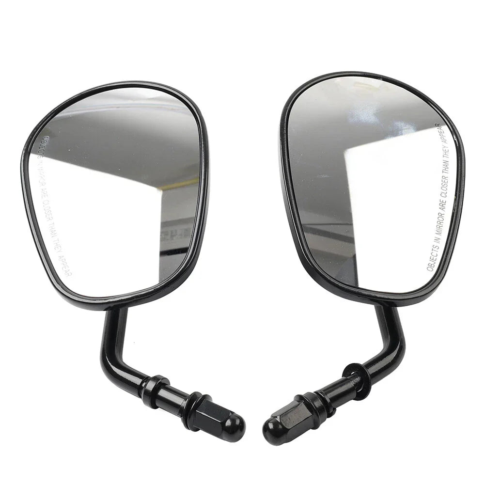 Black Rear View Side Mirrors for Harley-Davidson Sportster XL 1200 883 (2004-2023)