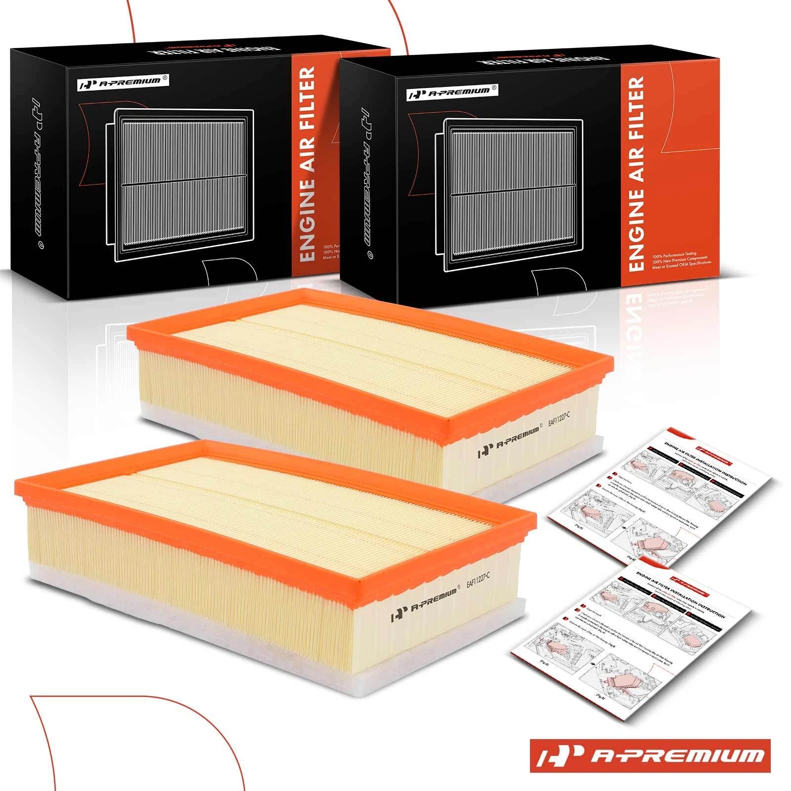 2X Engine Air Filter for Chevrolet Impala (2012–2013)