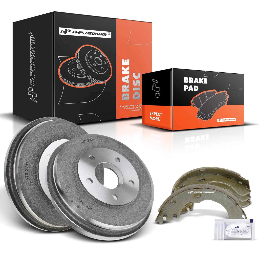 Brake Drums & Shoes Set for Ford Escape Mazda Tribute (2001–2012)