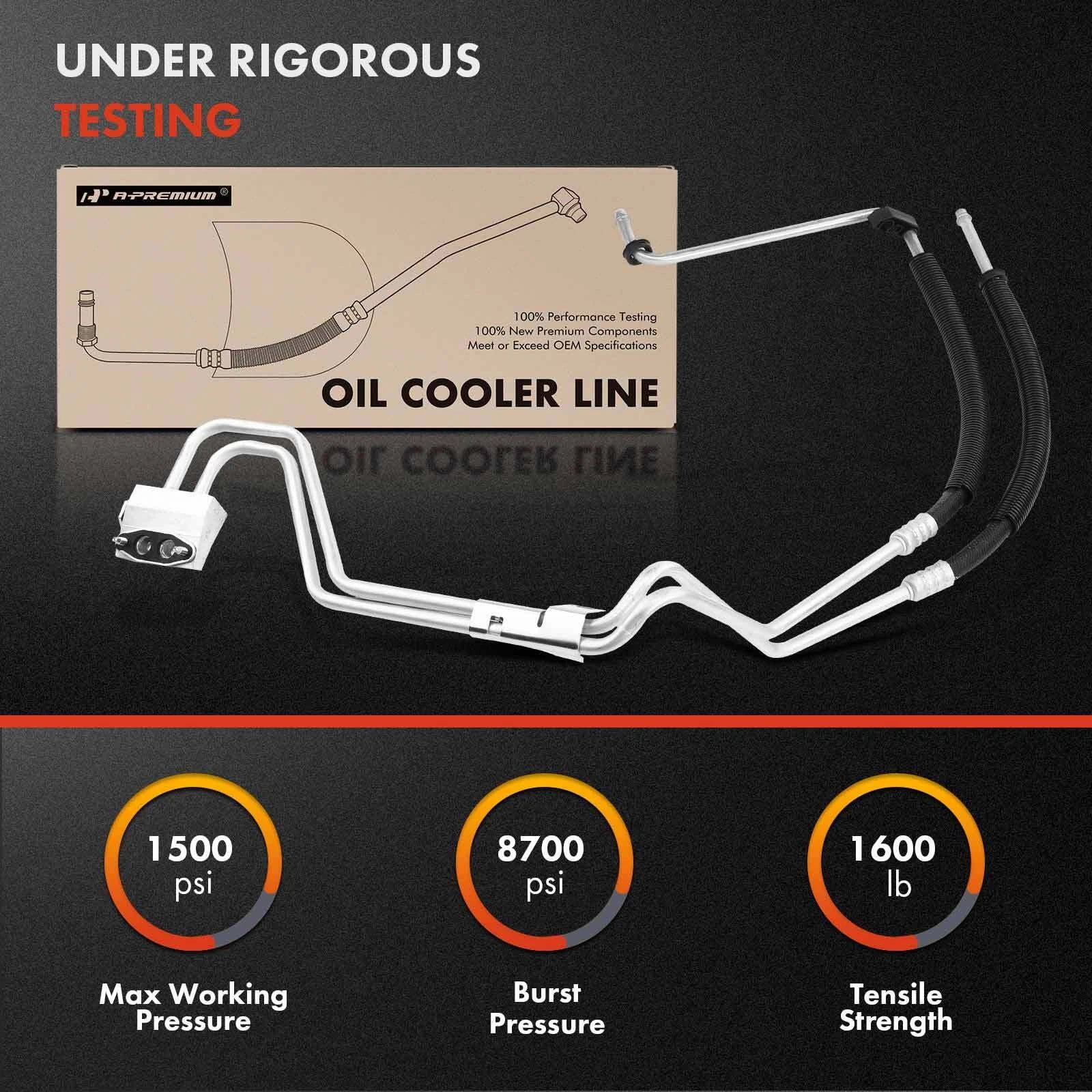 Engine Oil Cooler Line for Chevy Express 2500 3500 GMC Savana (2003–2007)