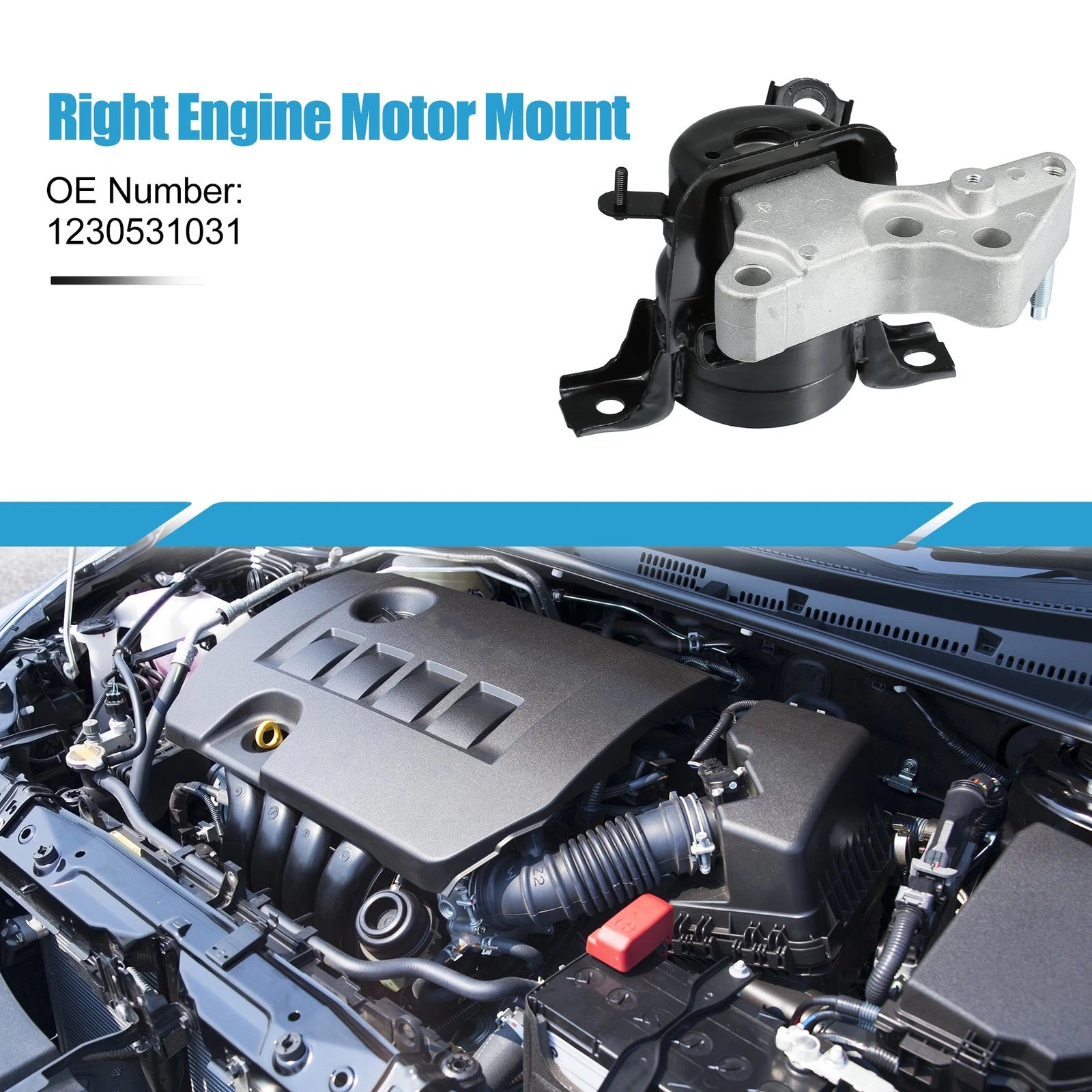 Engine Motor Mount Right for Toyota RAV4 3.5L (2006–2012)