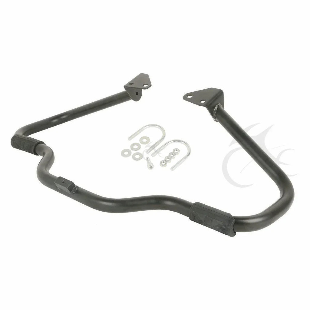 1 1/4" Black Mustache Engine Guard Crash Bar for Harley Dyna (2006-2023)