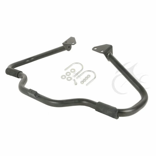 1 1/4" Black Mustache Engine Guard Crash Bar for Harley Dyna (2006-2023)