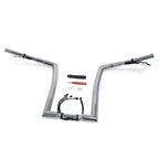 12" Prewired Pre-Drilled Ape Hanger Handlebar for Harley Road King FLHR (2014–2015)