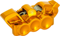 Arlen Ness Monoblock Radial Brake Caliper Right 100mm Gold 320-138 for