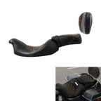 Seat Backrest Pad Set for Harley Street Glide (2009–2023) - Black Orange