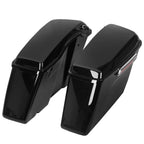 Hard Saddlebags with Chrome Brackets for Harley Softail Fatboy (1990–2023)
