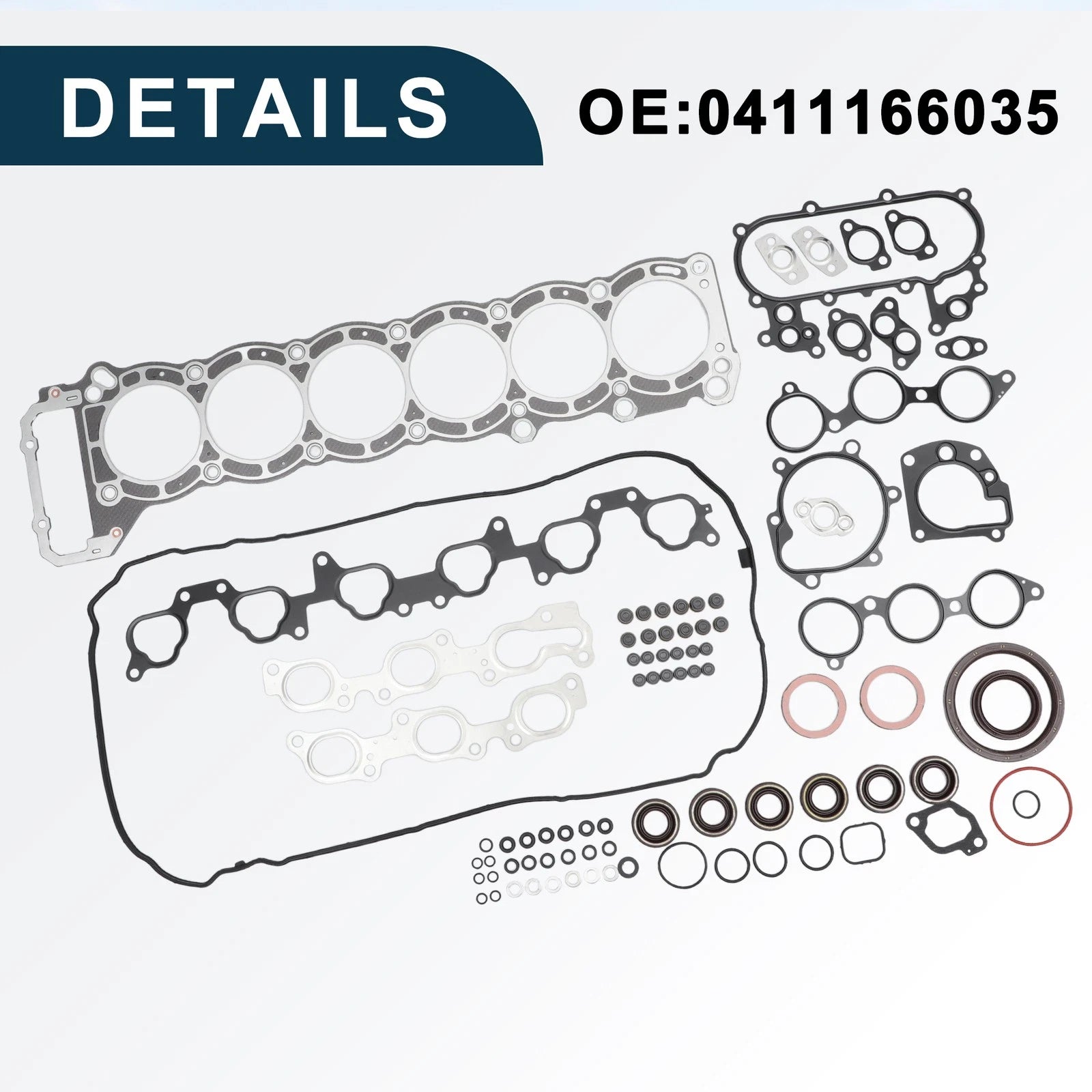 Cylinder Head Gasket Kit No.0411166035 for Toyota 1FZ (1990–1999)