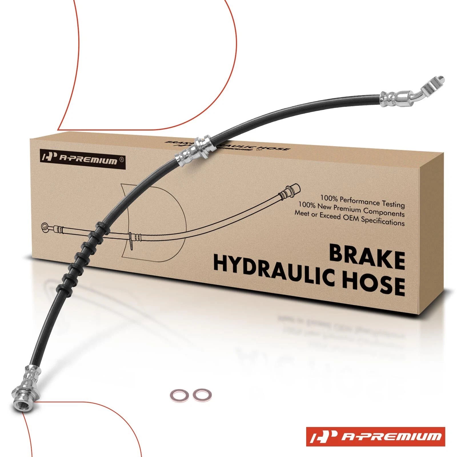 Front Left Brake Hydraulic Hose for Nissan Altima Maxima (2002–2008)