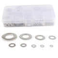 580pcs Flat Washers Kit for Car Truck (M2 M2.5 M3 M4 M5 M6 M8 M10 M12)