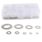 580pcs Flat Washers Kit for Car Truck (M2 M2.5 M3 M4 M5 M6 M8 M10 M12)