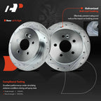 Drilled Brake Rotors & Pads Set for Mercedes-Benz ML320 (1998–2003)
