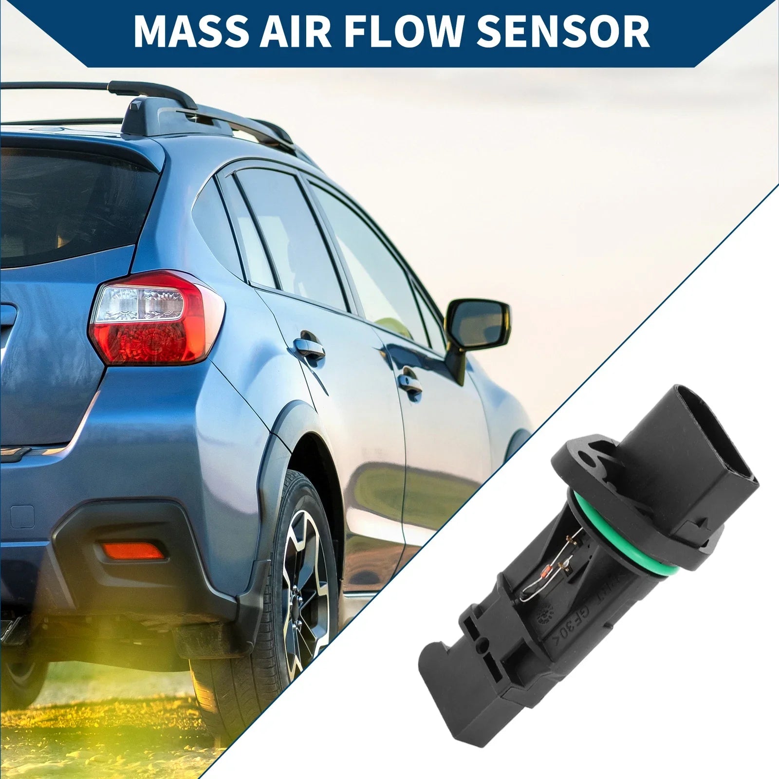 MAF Sensor Mass Air Flow Sensor for BMW / Land Rover Black