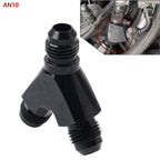 10AN Y Fuel Block Flare Union Fitting Adapter Coupler Black