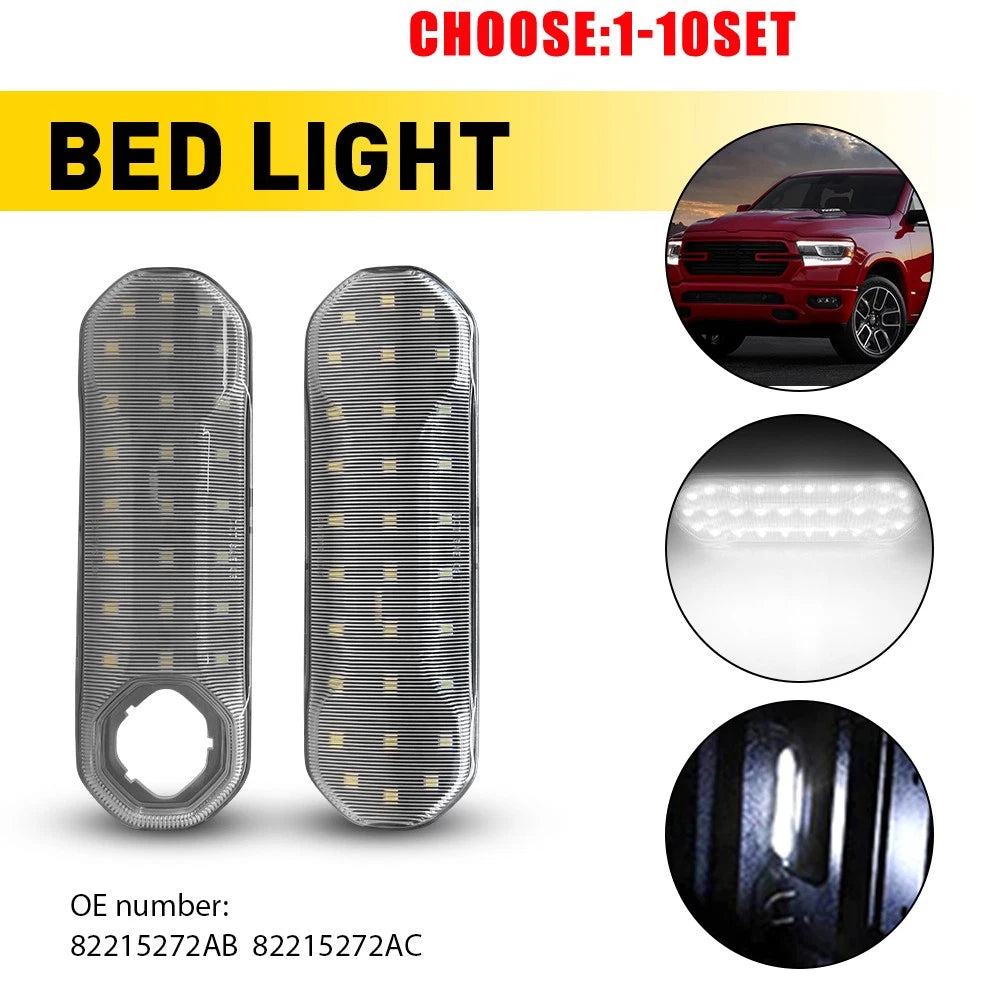 White LED Bed Cargo Lights for Ram 1500 (2019–2022)