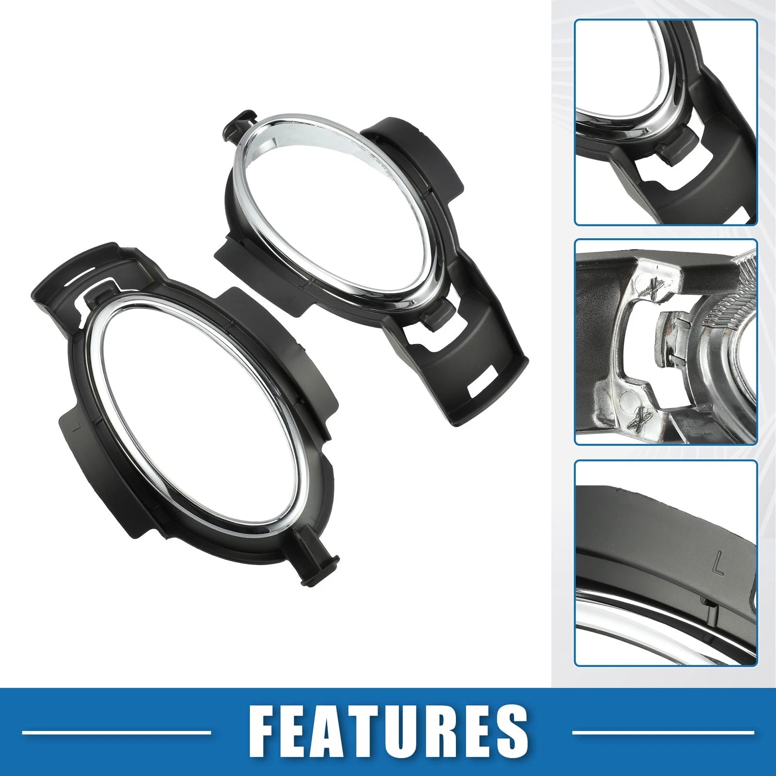 Front Fog Light Grille Cover Trim Pair No. 5212633070/5212533070 for Lexus ES350 (2007–2012)