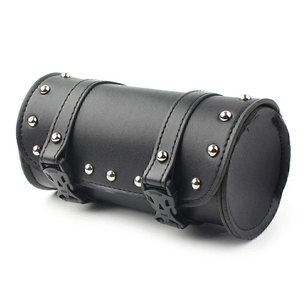 Saddlebag Fork Roll Barrel Bag for Touring Motorcycle
