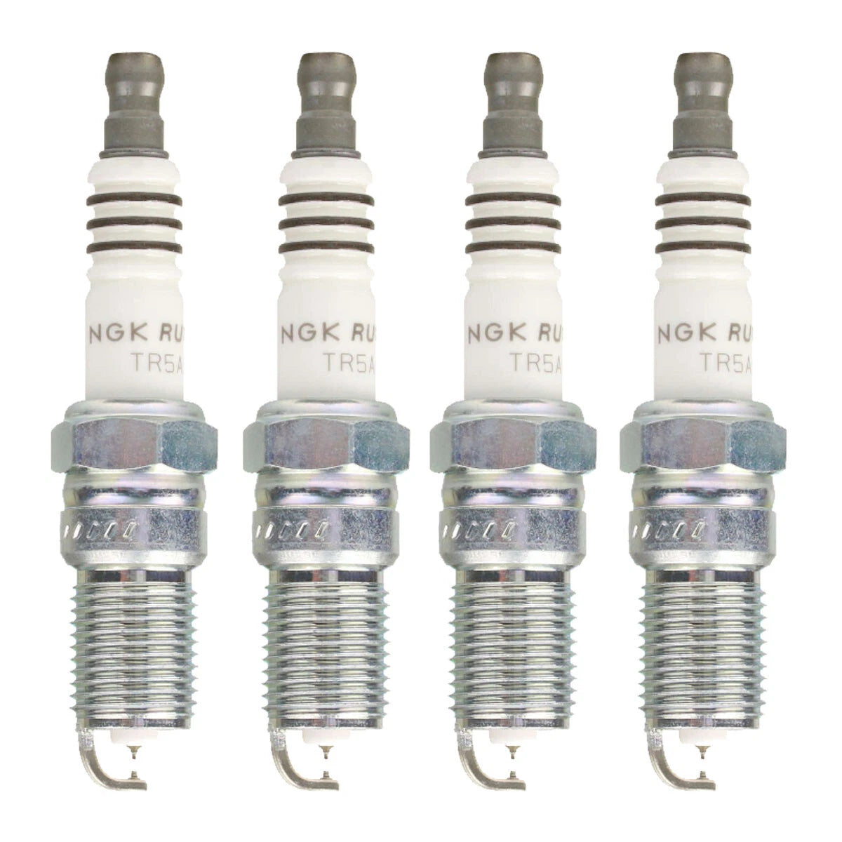 Set of 4 NGK Ruthenium HX Spark Plugs for Buick Chevy Ford Mazda Mercury Pontiac