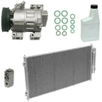 AC Compressor Kit with Condenser Replacement for Nissan Navara D40 (2005-2015)