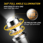 2X LED Rear Turn Signal Light Bulbs 1156 7506 for