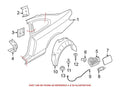 Fuel Filler Door Lock Actuator for BMW (OEM 67117309678)