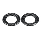 2pcs Loudspeaker Circle Trim for Honda Civic (2016–2021) Carbon Fiber