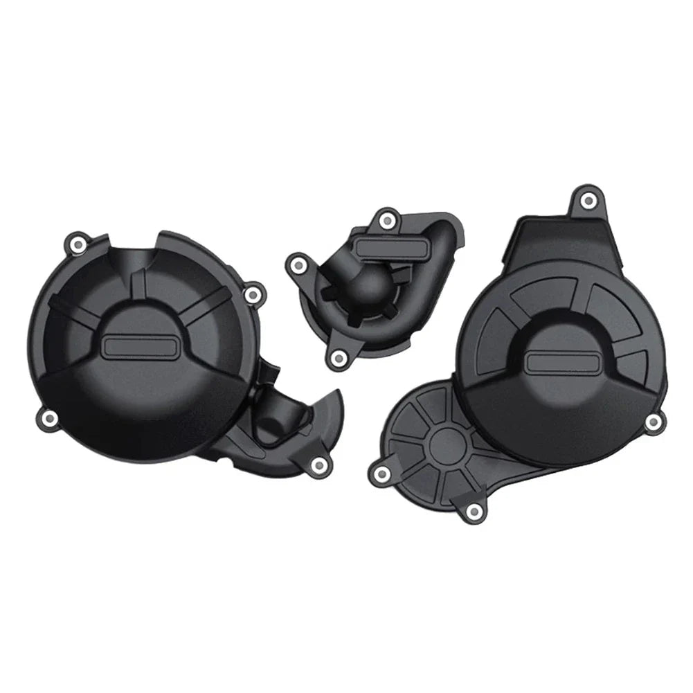 Black Engine Protection Cover for Aprilia RS660 Tuono 660 (2021-2023)