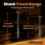 Rear Shock Pair for Chevy S10 GMC Sonoma RWD (1982–2004)