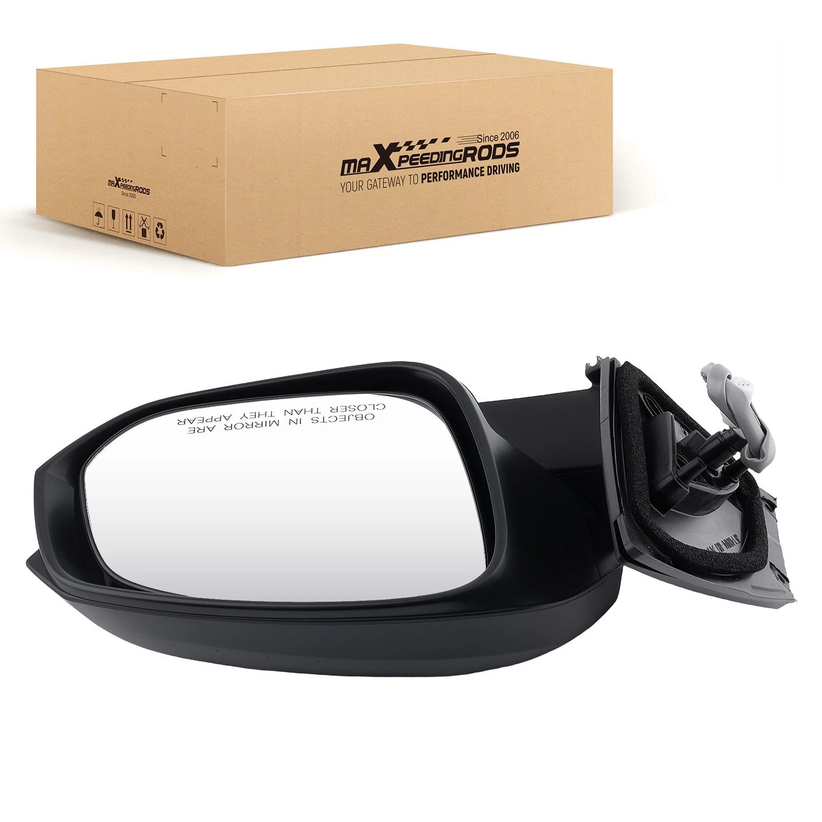 Right Rear View Mirror for Toyota RAV4 (2013–2015) 879100R070 3Pin Black