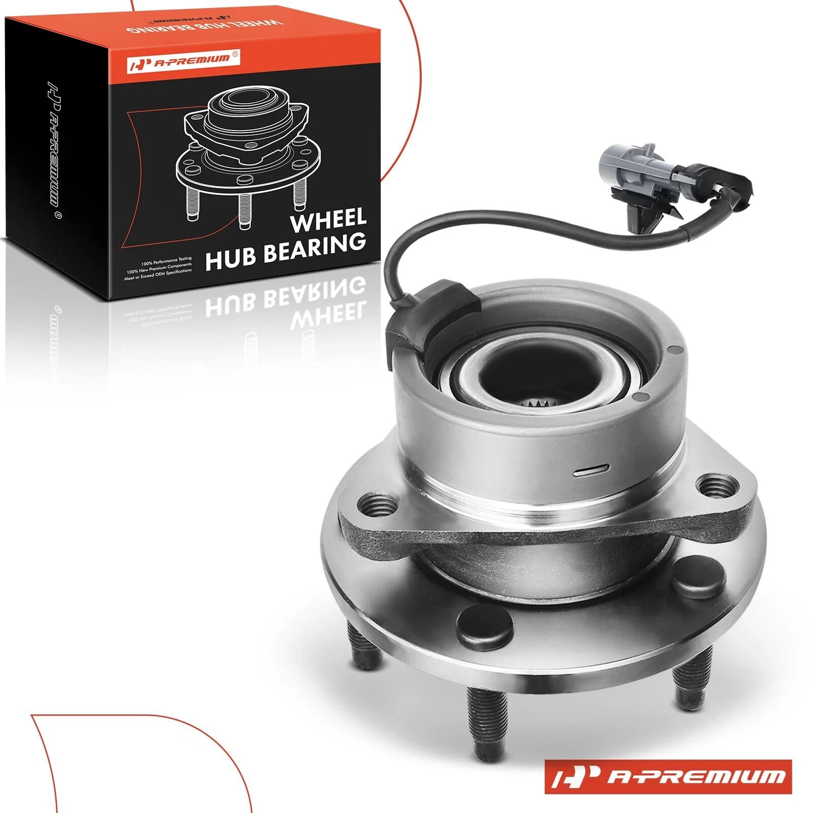 Front Wheel Hub & Bearing Assembly with ABS Sensor for Chevy HHR (2006â2011)