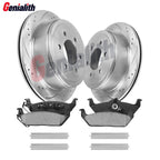 Rear Rotors and Brake Pads Kit for Ford F-150, Lincoln Mark LT (2004–2009)