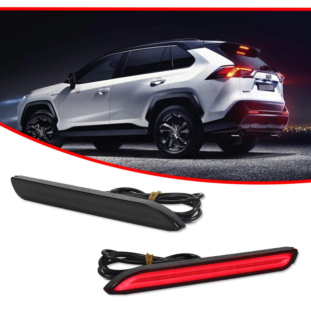 Sequential LED Rear Bumper Reflector Tail Lights for Lexus ISF RCF