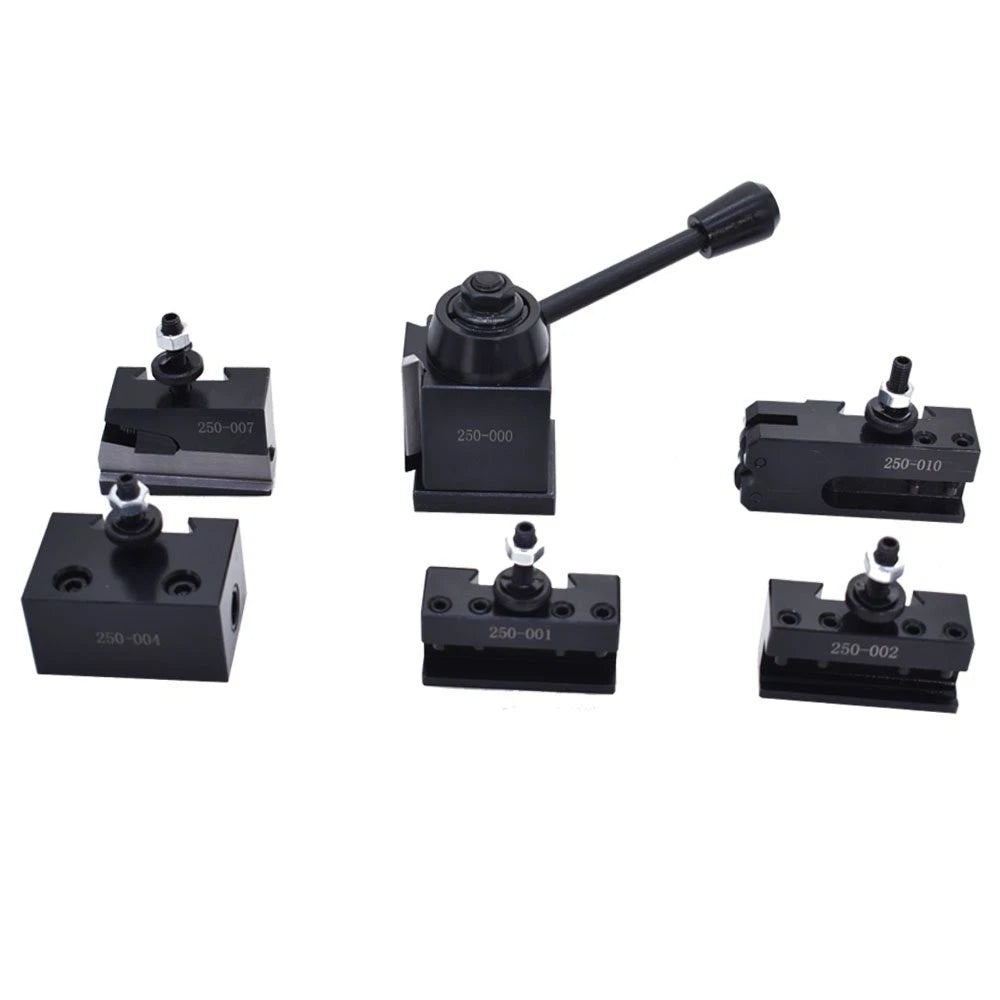 Set of 6 Wedge Type Tool Post Holders for Mini Lathe (Up to 8")