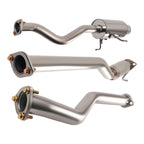 4" Tip CatBack Exhaust System for Honda Civic EX (2001-2005)
