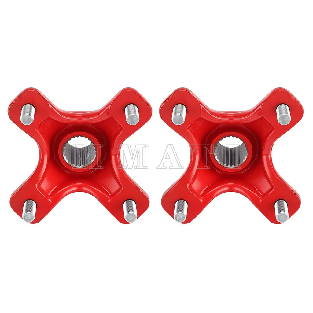 2X Rear Red Wheel Hub for Honda TRX250 TRX300 TRX400 TRX450R TRX450ER (1987–2020)