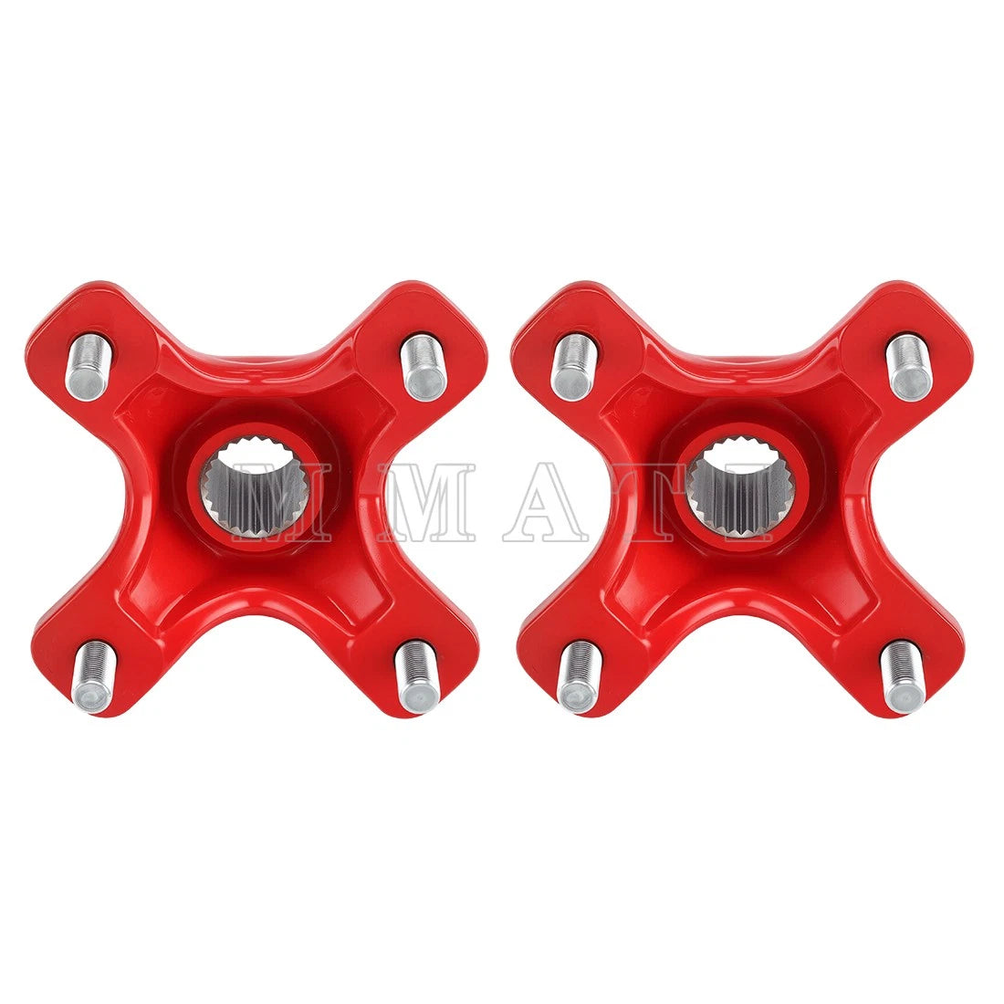 2X Rear Red Wheel Hub for Honda TRX250 TRX300 TRX400 TRX450R TRX450ER (1987–2020)