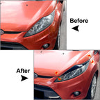 Headlight Eyelids Frame Cover Trim for Ford Fiesta MK6 (2008–2012)