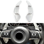 Silver Paddle Shifters Extension for VW Golf 7 (2015–2019)