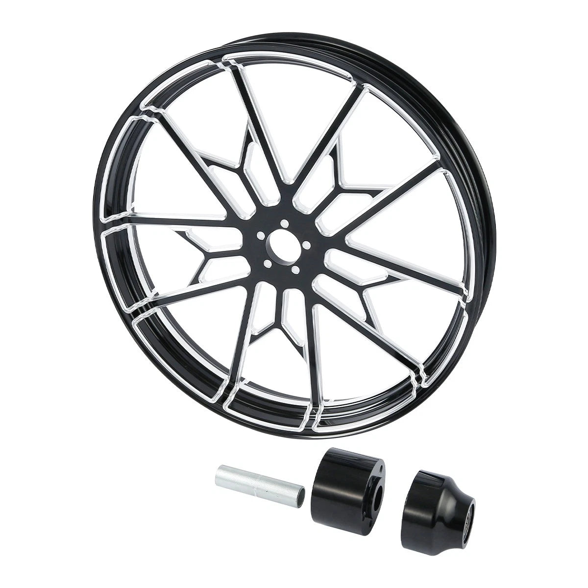 23" Front Wheel Rim & Single Disc Hub for Harley Street Road Glide (1997–2021)