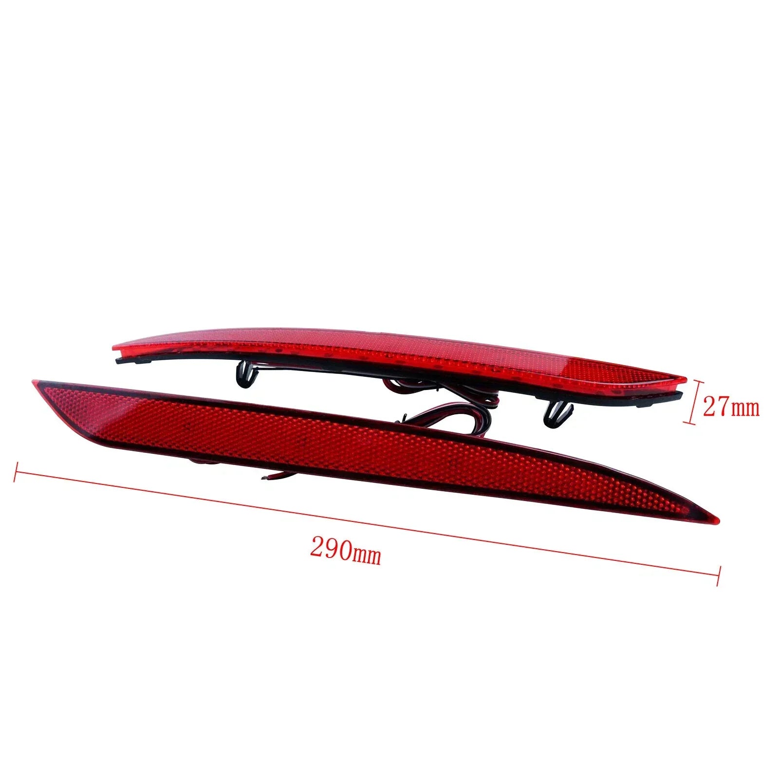 LED Rear Bumper Reflector Brake Parking Light for Tesla Model S (2012–2024)