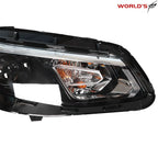Headlight for Chevy Malibu (2016–2018) Black Housing Right Side