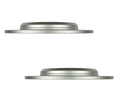 Rear Brake Kit for Ford Lincoln (ProACT Ceramic Pads, Solid Disc Rotors)