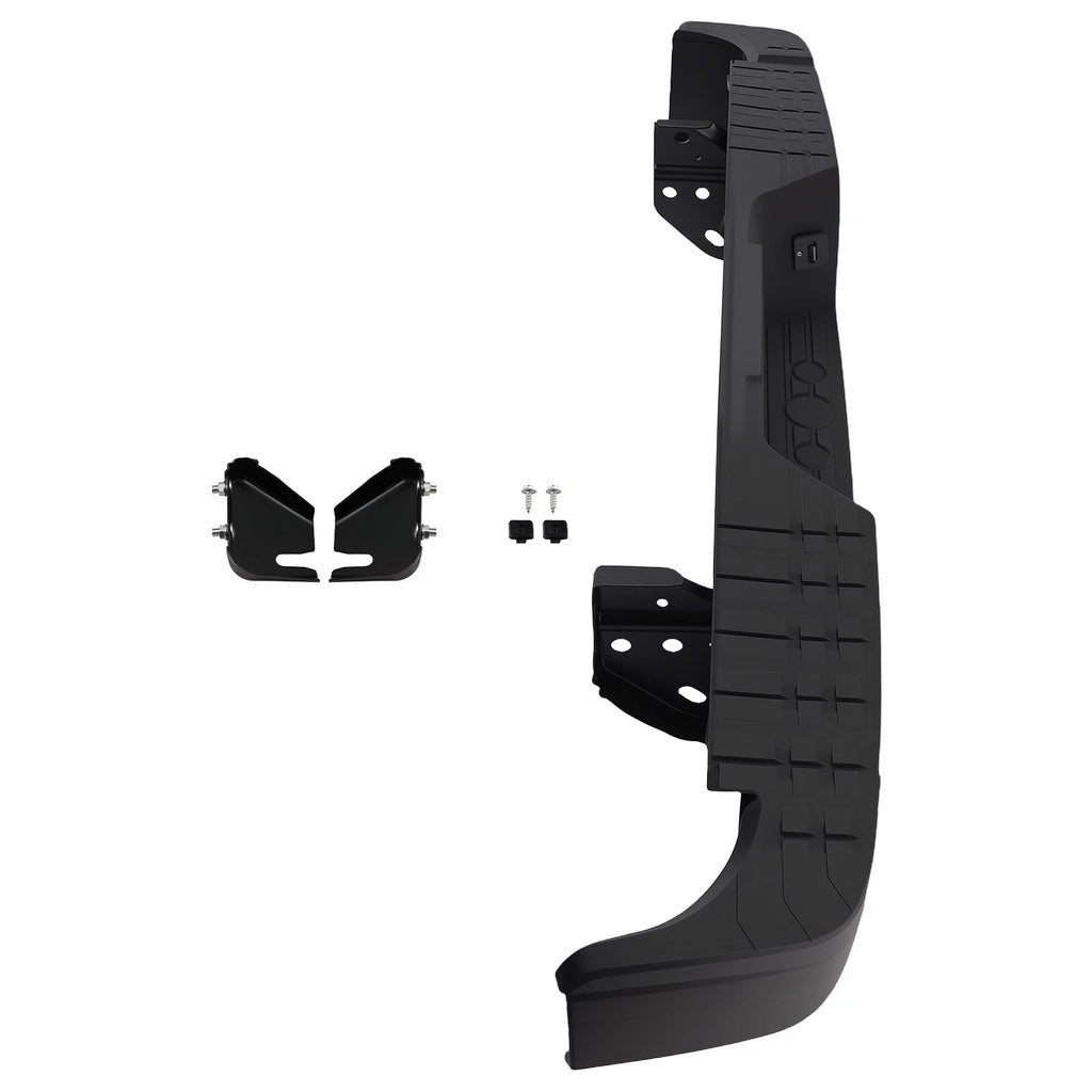 Black Steel Rear Bumper for Toyota Tundra (2007-2013)