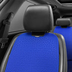 Set of 2 Front Row Seat Covers for Universal Fit Car Truck Blue